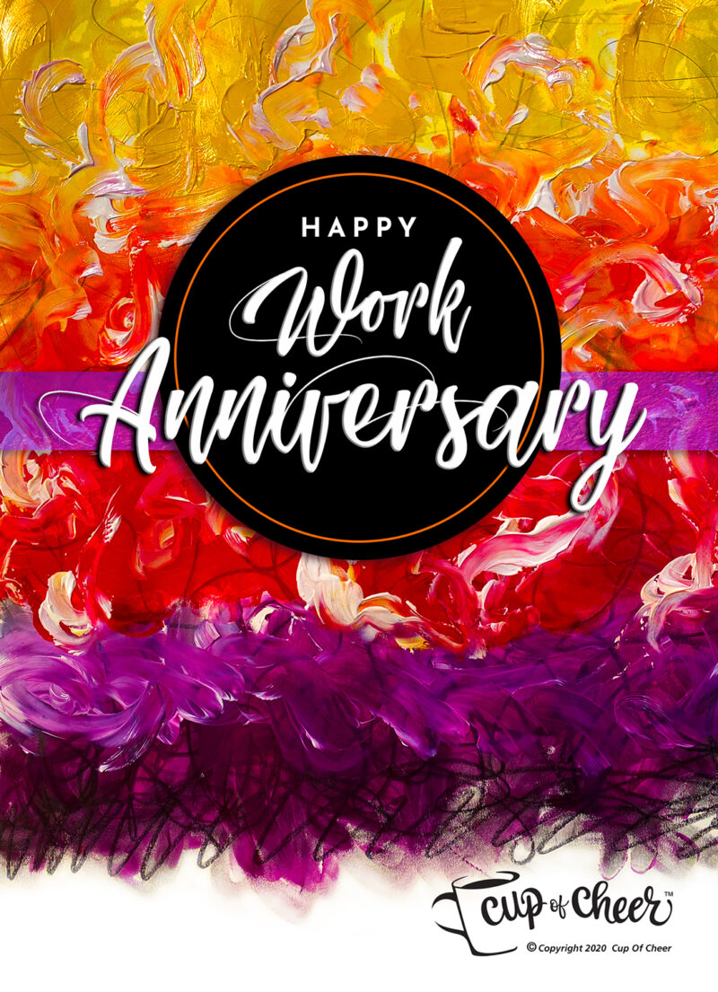 Work Anniversary Poster Template